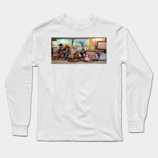 Doctor Jay and Twinkles on Book Tour Long Sleeve T-Shirt